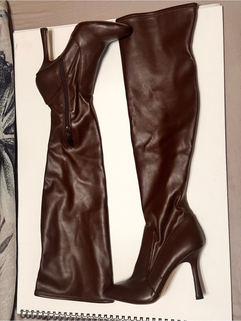 Gianni Bini Brown Over-the-Knee Stiletto Boots